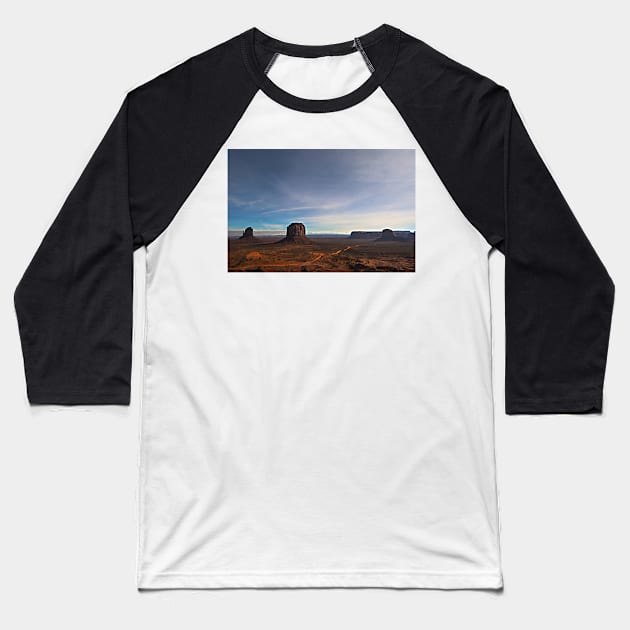 Monument Valley11 Baseball T-Shirt by StonePics